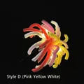 Handmade DIY chenille stems firework kit variant Style D in pink yellow white with LED - Model D (Pink Yellow White) / Diameter 15cm * Rod Length 40cm