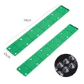 Green floral foam tray for wedding car decoration with suction cups, 74cm x 11cm size. - V-Shape Suction Cup Case (1 Pair) / 74x11cm