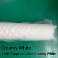 Große 1,5 m breite milchweiße Schneegaze-Stoffrolle für Hochzeits- und Blumendekoration - Sonderangebot Schneegaze 1.5m x 100m - Milchweiß