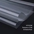 Premium transparent waterproof flower wrapping cellophane 42x42cm pack of 50 sheets - 60# 42x42cm 2.3 Silk (50 Pieces/Pack)