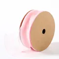 Rol van zacht roze chiffon lint voor elegante bloemenverpakkingen en knutselwerkjes - 4.0CM*10 Yards / Overlockt Lichtroze