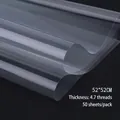 Transparent waterproof flower wrapping cellophane paper 52x52cm 50 sheets variant - 52x52cm 4.7 Silk (50 Pieces/Pack)