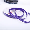 Elegant paars 1cm polyester lint met witte "Just for you" bedrukking voor geschenken - 1.0cm*35 Yards / Donkerpaars
