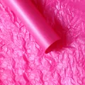 Vibrant pink waxed waterproof tissue paper for premium floral bouquet wrapping - Thickened Pearlescent Style / 20 Sheets/Pack (50*70cm) / Rose Red