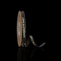 High-quality 2.5cm black grosgrain ribbon with gold foil Love Is Eternal text for gifts - Gold Foil Love Is Eternal / 1.0cm Width / 40 Yards / Black