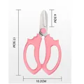 Forbici da fioraio rosa per potare le rose con lunghezza totale di 17,5 cm - Generazione 2 (17.5cm) / Gen 1: 17.5x10.2cm / Gen 2: 16.7x9.8cm / Rosa