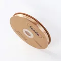 1 cm champagne goud polyester lint met "Just for you" opdruk voor bloemstukken - 1.0cm*35 Yards / Lichtkoffie