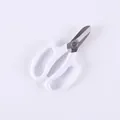 Cesoie floreali professionali con manici ergonomici bianchi per rose e giardinaggio - Generazione 1 (16.7cm) / Gen 1: 17.5x10.2cm / Gen 2: 16.7x9.8cm / Bianco