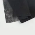 Elegant zwart effen katoenen inpakpapier voor boeketten en cadeauverpakkingen - 28 Stuks/Verpakking / Zwart