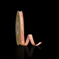 Elegantes rosa Ripsband mit goldgeprägtem Love Is Eternal Text für Geschenkverpackungen - Goldfolie Love Is Eternal / 1.0cm Breite / 40 Yards / Champagner