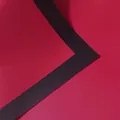 Premium double-sided waterproof floral wrapping paper in rose red and deep purple matte - Black + Wine Red