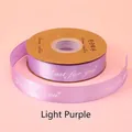 2.5cm lavender satin ribbon with 'Just for you' print for gift wrapping - 2.5cm*30 Yards / Light Purple