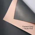 Double-sided waterproof flower wrapping paper in cement gray and nude pink finish - Cement Gray + Nude Pink