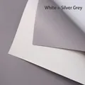 Dual-sided waterproof flower wrapping paper in moon white and silver grey - Moon White + Silver Gray