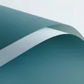 Premium double-sided waterproof teal and light gray floral gift wrapping paper sheets - Dark Gray + Cyan Gray