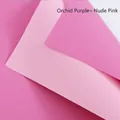 Premium double-sided waterproof flower wrapping paper in orchid purple and nude pink - Orchid Purple + Nude Pink