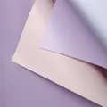 Premium dual-sided waterproof purple and pink wrapping paper for flower bouquets - Lilac + Nude Pink