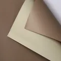 Premium double-sided waterproof floral wrapping paper in elegant brown and beige tones - Coffee + Milk Tea