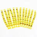 Assorted colorful yellow PVC emoji rubber wristbands for kids parties and school events - Cartoon Emoji Style (20161029)
