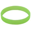Glow in the dark fluorescent green silicone wristband for parties and night running - Luminous Green