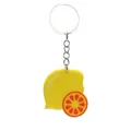 Porte-clés de dessin animé avec citron et orange pour sacs et clés de voiture cadeaux - Citron