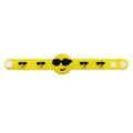 Bracelet en silicone jaune avec motifs d'emoji à lunettes de soleil pour enfants et adultes - Emoji Lunettes de Soleil / Jaune