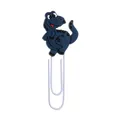 Niedliche dunkelblaue PVC-Dinosaurier-Büroklammer als Lesezeichen für Geschenke - Dunkelblauer Dinosaurier (Stil 7)