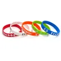 Colorful American football silicone wristbands for sports party gifts. - 5 Colors Set