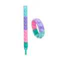 Braccialetto sensoriale pop bubble in silicone sfumato pastello per alleviare lo stress - Sfumato Ciano Viola Rosa (Stile 3)