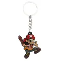Porte-clés pirate en PVC pour enfants, idéal pour les fêtes et la décoration de sacs - Style 5 / Pirate au Bandana