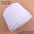13.5cm wide white 3-layer pleated mesh lace ribbon for cake decoration - 10m Three Layer Edge (13.5cm Width)