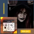 Eng Halloween bloederige gezicht tattoo stickers RM-043 voor horror make-up effecten - Bloederige Barst Stijl (RM-043)