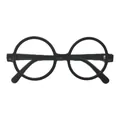 Classic black round frame costume glasses accessory for sweet Korean cosplay styles - Black Frame