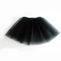 Classic black multi-layer tutu skirt for adult performance and Halloween costume - Bottoms / 40cm 3-Layer / Black
