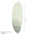 White long fluffy faux beard for cosplay with 22x55cm dimensions and lightweight design. - Long Fake Beard / Long White