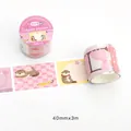 NOTE FOR Otter Haven writable die-cut masking tape for journaling and decoration - Single Roll Pack / Lazy Otter