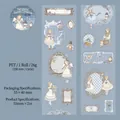 Vintage-PET-Stanzband-Aufkleber aus der Sweet Dreams Märchenkollektion für das Journaling - Einzelrolle / 55mmx2m / Insel der Engel