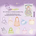 Decorative PET sticker pack with 10 shopping basket designs for DIY scrapbooking - 10 Sheets Set / Baskets Theme (XS19755)