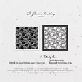 Buchenholzstempel mit 'Collecting Roses' Blumenmuster für Journaling - Stil 4 / Netz der Rosen