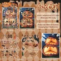 Halloween scenery sticker set with pumpkin party theme, PET material, 33.4g weight - Pumpkin Party