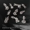 Vintage white lace hand PET stickers for scrapbooking material - Girls Pray / Pack of 20