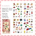 Set mit 4 PET-Aufklebern mit Pocket Parade-Themen für Vintage-Spielzeug und Objekte - Verrückte Wunder
