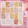 Yuxian Daily Fragments sticker set with 20 colorful sheets for DIY journaling. - Pack of 20 / Warm Sweet Prelude