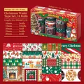 Set van 18 rollen kerst washi tape voor vintage scrapbooking en doe-het-zelf - 18 Rollen Cadeaubox Set / 18 Rollen Inbegrepen / Gifts For All (Rood)