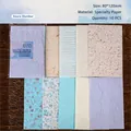 Retro Story Azure Slumber handmade specialty paper material for DIY scrapbooking 10pcs - Azure Slumber / 10 Pieces/Pack