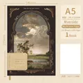 A5 Vintage Hardcover Notebook with Riverside Design 288 Blank Pages 145x215mm Size - Riverside