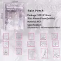 Rainy season theme PET sticker pack for journaling and creative decorative DIY crafts - Dwelling in Rain (XS19647) / 30 Sheets