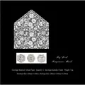 Elegant white lace pattern vellum paper envelope set with three decorative wax seal stickers - Fragrant Mist / 1 Envelope And 3 Stickers