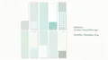 Strisce di carta decorativa a scacchi verde menta per scrapbooking e journaling - 50 Fogli / Quadretti Menta