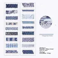 Yanji Weaving Color matte PET die-cut tape in Evening Clouds of Cowboys denim theme - Denim Sunset
